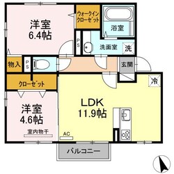 中津駅 徒歩29分 2階の物件間取画像